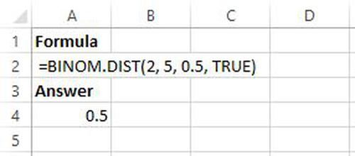 Binomialverteilung mit Münzwürfen in Excel