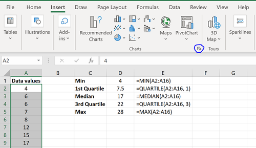 Diagramme in Excel