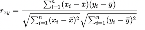 Pearson-Korrelationskoeffizient Formel