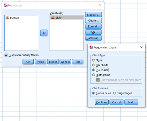 Kreisdiagramm in SPSS