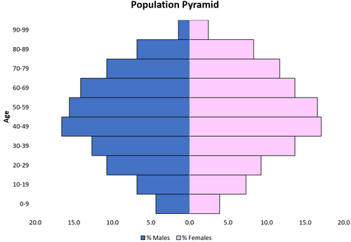 Bevölkerungspyramide in Excel